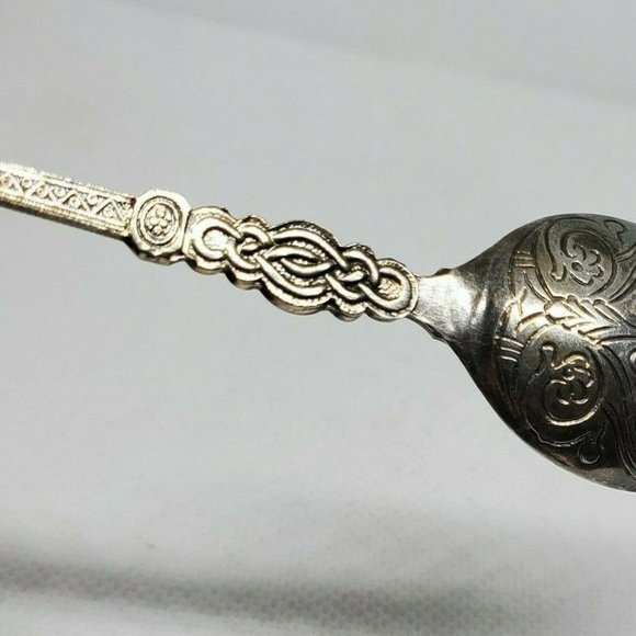 Rare Dragon Embossed Engraved Decorative Spoon - Picture 10 of 16